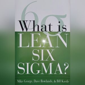 Lean six sigma paperback